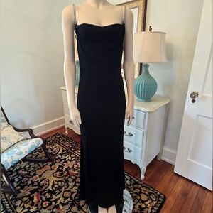 Jump Apparel Long Black Formal Prom Dress Size 5/6